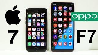 Oppo F7 Vs iPhone 7 Speed Test