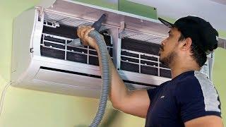 Learn How to Clean an Air Conditioner Servicing AC Cleaning at Home - SMELL FREE AC