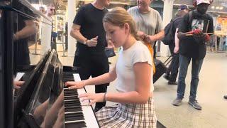 Teen Piano Girl Summons A Zombie Drummer