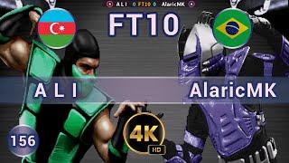 UMK3  A L I vs AlaricMK  FT10 / 4K 60 FPS #ultimatemortalkombat3  #team99hits #fightcade