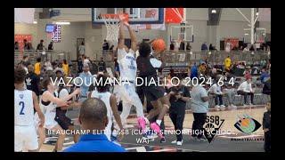 Vazoumana "Zoom" Diallo 2024 6'4 Curtis Senior High School - Beauchamp Elite 3SSB