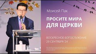 Моисей Пак: Просите мира для церкви/ 29.09.2024