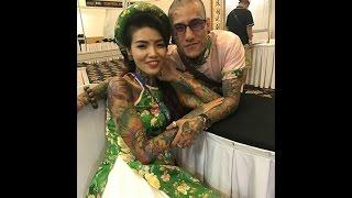 XAMtv - Cặp đôi thợ xăm Đăng Vinh - Phạm Mai tại Vietnam Tattoo Convention