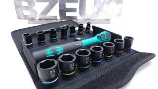 Wera Zyklop Comfort Ratchet and Socket Set.  Compared to Zyklop VDE ratchet.