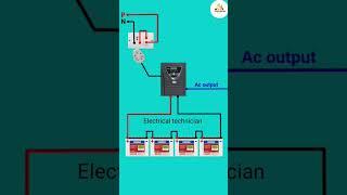 48v Inverter Battery Connection | 4 Battery Series Connection #shorts #youtubeshorts #homewiring