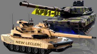 Super Genius MBT: New KF-51U vs New Leclerc Evolution || These Tanks will change modern warfare