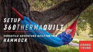 360 ThermaQuilt Hammock Underquilt,  Overquilt, Tech Blanket & Sleeping Bag For Hammock Camping