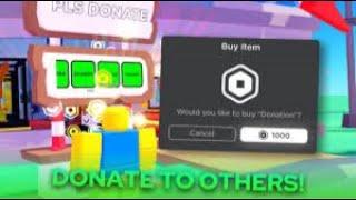 LIVE Pls Donate Raising Robux Talking To Viewers 