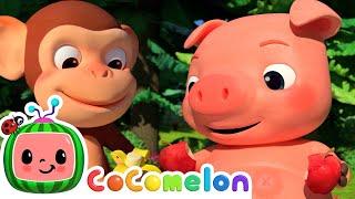 Apples and Bananas! | CoComelon Furry Friends | Animals for Kids