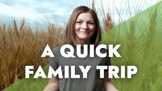 Running back to Saskatoon | A Small Family Trip Vlog