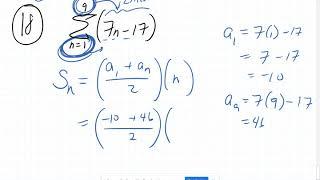 Kuta Software Arithmetic Sequences and Series 18