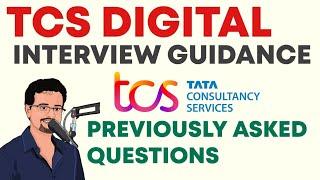 TCS Digital Interview Preparation || Latest Questions asked in TCS Digital Interview