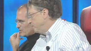 Interview Steve Jobs and Bill Gates by Kara Swisher and Walt Mossberg at D5 Conference 2007.avi