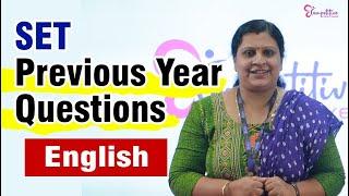 SET PREVIOUS YEAR QUESTIONS ENGLISH