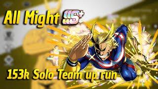 All Might 153k SSS+ SOLO TEAM UP RUN (MHA:TSH)