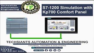 Siemens PLC Communication with KP700 comfort Panel | PLC HMI SCADA Training | TAE