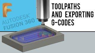 Making TOOLPATHS and exporting G-CODES | Fusion 360 | Quick Tip