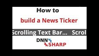 Create a Pure CSS News Ticker (announcements scrolling text bar)