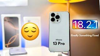 iOS 18.2.1 on iPhone 13 Pro - Released - What's NEW | New Features of iOS 18.2.1