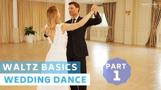 Slow Waltz Basics - part 1 - Universal Basic Steps | Wedding Dance choreography