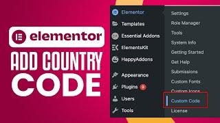 How To Add Country Code In Elementor Form (2024) Easy Tutorial