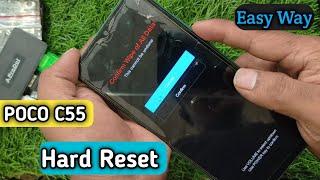 redmi poco c55 hard reset || poco c55 frp bypass miui 14