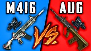 Что Лучше M416 или AUG A3? Сравнения Штурмовых Винтовок в PUBG (PUBG Mobile)