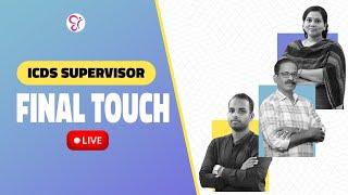 ICDS SUPERVISOR FINAL TOUCH | LIVE | ICDS EXAM 2024