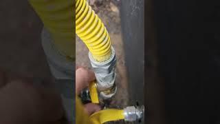 pool heater gas leak