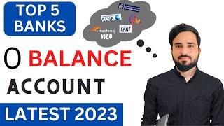 Top 5 zero balance account in uae 2023|open zero balance account online