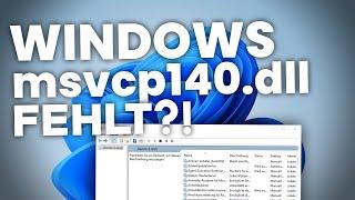 [2024] Windows: msvcp140.dll FEHLT?! | Problemlösung | Deutsch | 2022