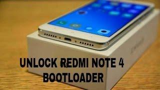 Unlock redmi note 4 bootloader