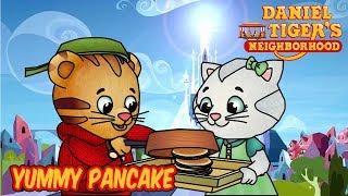 Daniel Tiger's Neighborhood Yummy Pancake | Drawing and Coloring Characters Version