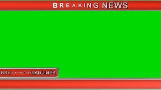 Breaking news green screen no Copyright | MTC Femo Footage