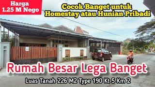 Rumah Besar Lega Banget Pinggir jalan Lagi cocok banget buat kamu..dkt ke Kota Jogja