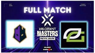 OPTIC GAMING VS THE GUARD [FULL MATCH] - VALORANT CHAMPIONS TOUR STAGE 1: MASTERS REYKJAVIK