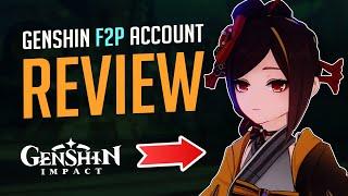 GENSHIN IMPACT | MY 4 YEAR OLD F2P AR60 GENSHIN ACCOUNT REVIEW 2024!