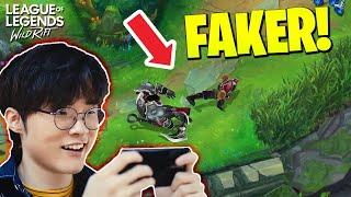FAKER Plays WILD RIFT!! | WILD RIFT BEST MOMENTS & OUTPLAYS | LOL WILD RIFT FUNNY Moments #37