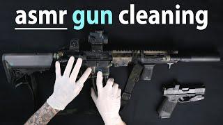 ASMR Detailed Gun Cleaning Sounds