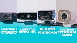 Elgato Facecam vs Logitech BRIO 4k vs Logitech StreamCam vs Logitech C920