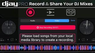 How to Record & Share Your DJ Mixes with Djay Pro