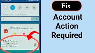 How to fix account action required problem