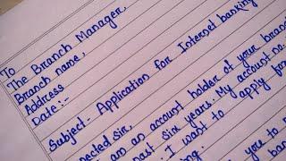 application to the bank manager for internet banking | net banking/ mobile banking application