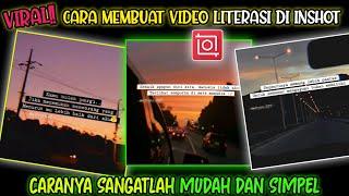 VIRAL!! Cara Membuat Video Quotes Literasi Di Inshot | Sangatlah  Mudah