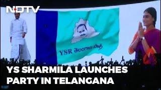 Y S Sharmila Launches Party In Telangana, Brother Jagan Reddy Stays Away