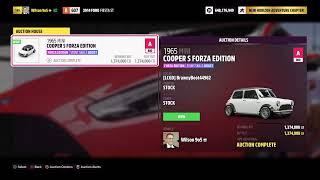 1965 Mini Cooper S Forza Edition (FE) Forza Horizon 5 Auction House Snipe