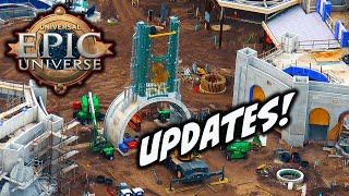 HUGE Epic Universe Construction UPDATES! The Chronos Rises!