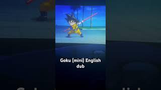 Goku (mini) Showing his power pole skills English dub#dbz#dragonballdaima#dragonball#goku#subscribe