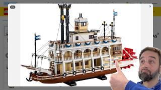 LEGO Ideas River Steamboat reveal & thoughts! 4,090 pcs = largest in theme! 21356 #NotSponsored