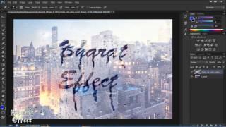 Adobe Photoshop CS6 :- Rainy Text Effect